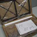 Giikin Countertop Shelf Organizer, Cupboard Stand Spice Rack, Retro Style Cabinet Shelf for Pantry, Kitchen, Bathroom, Reading Room, Bedroom to Save Space (7.8" D x 15.7" W x 9.4" H, Rustic Brown)