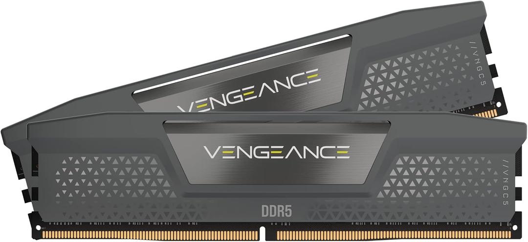 CORSAIR Vengeance DDR5 RAM 96GB (2x48GB) 6000MHz CL30 Intel XMP iCUE Compatible Computer Memory - Black (CMK96GX5M2B6000C30)