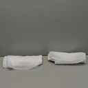 White Emelia Door Panel Sheer Curtains (2), ( 41" x 86", )