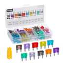 LLEZZA 120 Pieces Mini Fuse Kit, Car Fuses Assortment Kit -Mini Size(2A/3A/5A/7.5A/10A/15A/20A/25A/30A/35A), Fuses Automotive kit for Cars, Trucks, Motorcycle, Camper, SUV