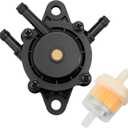 Fuel Pump for Kohler, Vacuum Fuel Pump with Fuel Filter for Kohler 17HP-25 HP Briggs and Stratton John Deere Honda Yamaha Small Engine Lawn Mower Tractor