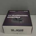 Wireless Headphones for TV with LED Display, TV Headphones Wireless for Seniors with Transmitter Charging Base, No Audio Delay Bluetooth V5.3, Plug and Play, Gift for Seniors/Hearing Impaired (Black)