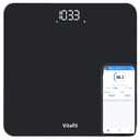 Vitafit Smart Digital Bathroom Scale for Body Weight, High Precision Assured by Weight Scale Professional Factory Since 2001, BMI with App, 400lb in 0.1lb, Spray Silver Black