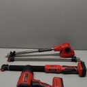 2 in 1 Cordless Leaf Blower for Milwaukee 18V Battery, 740-CFM 190-MPH Handheld Electric Dust Blower, 77 Inch Adjustable Pole, Battery Powered Blower for Lawn, Gutters, Eaves (Battery Not Included)