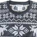 Matching Pet & Owner Sweaters - 100% Acrylic Christmas Sweater  Add Human and Dog Sweaters to Cart Separately (Human Unisex 2XL (fits Like Women's 2XL / Men's L), Grey Moose)