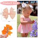 OAOLEER 40Pcs 3inch Hair Bows for Girls, Boutique Grosgrain Ribbon Pinwheel Hair Bows Alligator Clips For Girls Baby Toddlers Accessories Teens In Pairs (3inch-40pcs Bows)