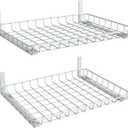 TORACK 2-Pack 12x18 Inch Wall-Mounted Shelves, Garage Wall Shelf for Closet & Laundry Room, Heavy-Duty Floating Shelves Hold Up to 60 lbs(White)