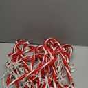 Uonlytech 2 Sets Christmas Candy Cane Lights Outdoor, Candy Cane Pathway Light Battery Operated Markers Yard Lawn for Christmas Indoor Outdoor Decoration