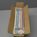 Ansook Hanging File Folders Letter Size Extra Capacity,Heavy Duty 1" Expandable Letter File Folders Hanging with Tabs,12 Pack Plastic File Cabinet Folders for File Frame/Box,Hanging File Organizer