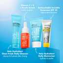 e.l.f. SKIN Wake the e.l.f. Up Skincare Kit, Travel-Size Hydrating Face Cleanser, Sunscreen, Moisturizer & Brightening Serum, Vegan & Cruelty-Free