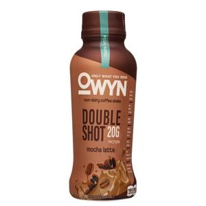 OWYN Double Shot, Mocha Latte Protein Shake, 20g. Protein, 12fl oz. (EXP 10/30/25)