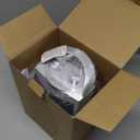 GiveBest Portable Electric Space Heater with Thermostat, 1500W/750W Safe and Quiet Ceramic Heater Fan, Heat Up 200 Square Feet for Office Room Desk Indoor Use, Silver