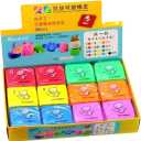 Six Colors Random2 Pieces Kneaded Erasers Soft Artist Drawing Office School Supplies for Sketching Painting New 2025 High Reliable Electronic Component