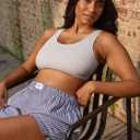 Fruit of The Loom Women's Multi-Pack Tank Top Style Sports Bra (34, Black/ White/Heather Grey)