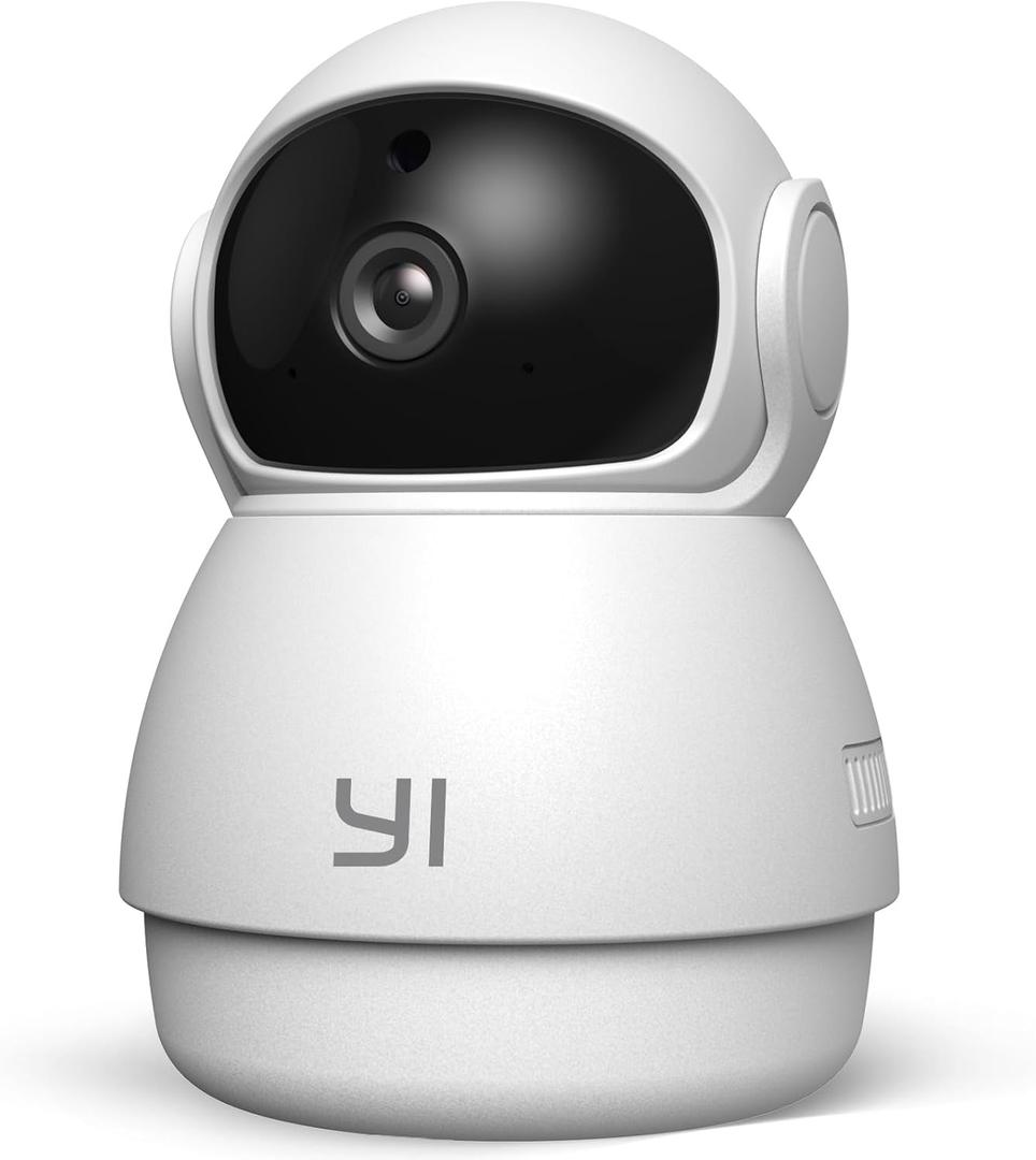 YI Dome Guard WiFi Surveillance Camera, 360° 1080p Security Camera, PZT with Motion Detection, Two-Way Audio, Infrared Night Vision, Supports Memory Card, YI Home for iOS/Android/Windows