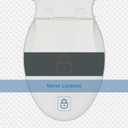 JINGZE Elongated Toilet Seat Slow Close, Quiet Toilet Seat Cover with Never Loosen Durable Toilet Seat Lid Easy to Install & Clean, Polypropylene (PP), White