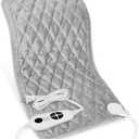 Amazon.com: Deepsoon Heating Pad,Electric Heating Pads for Back,Neck,Abdomen,Moist Heating Pad for Shoulder,Knee,Arms,Legs,Dry/Moist Heat & Auto Shut Off,Birthday Gifts for Men and Women,Weighted Gray,24x12 Inch : Health & Household