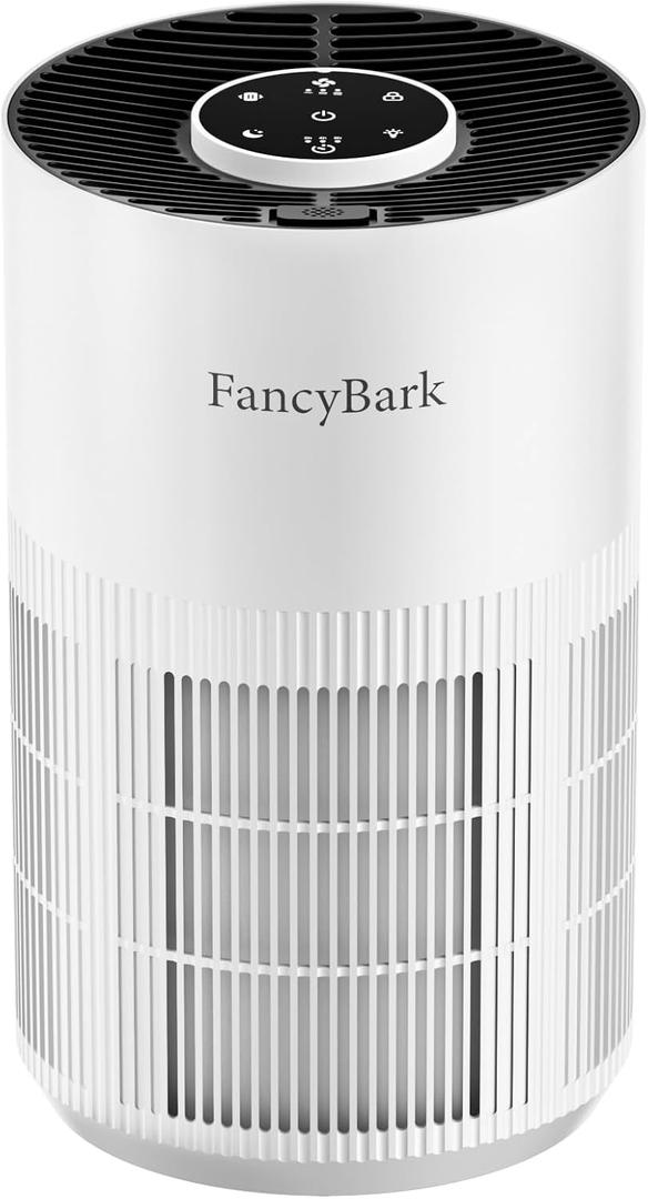 Air Purifiers for Home Bedroom Up to 1250 Ft, H14 True HEPA Room Air Purifiers for Bedroom With Sleep Mode Light Mode & Aroma Function Air Cleaner Smoke Odor Dust Pollen Pet Dander (White)