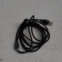 6 Foot Braided Nylon Micro Black Chrome USB Charge/Sync Cable