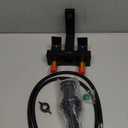 Matte Black Bathroom Sink Faucet, Hurran 4 inch Bathroom Faucets for Sink 3 Hole with Pop-up Drain and Supply Lines, Stainless Steel 2-Handle Faucet for Vanity RV Restroom