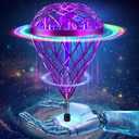The Latest Cool and Magical Flying Toy, Combining AI Motion Control Technology with Contact Sensing System, Make it Become Bounce & Flip & Flight Toys, Fully unleashing Your Creativity. (Purple)
