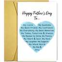 Sweet Father's Day Card for Husband, Funny Father's Day Card from Wife, Romantic Father's Day Card for Boyfriend, Unique Fathers Day Card Gifts for Him, My One & Only