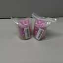 2 x 48Pcs 0.59"/1.5cm Mini Shatterproof Christmas Ball Ornaments Packed in Plastic Barrel Shatterproof Christmas Tree Balls Ornament for Christmas Small Tree Ornaments Wedding Birthday, Rose-Red