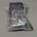 Waterproof Outdoor IP67 Junction Box (7.9"x3.9"x2.8") with Mounting Plate, Hinged Clear Cover and Wall Brackets - Weatherproof ABS Plastic Electrical Enclosure for DIY Projects (200x100x70mm)