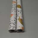 2 x Jeweluck Floral Wallpaper Peel and Stick Wallpaper Floral Contact Paper 17.7inch196.8inch Flower Bird Removable Wallpaper Peel and Stick Vintage Floral Wall Paper for Cabinets Decorative Vinyl