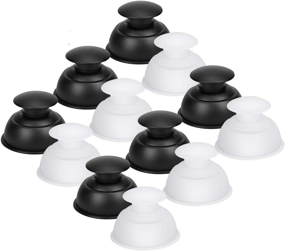 Silicone Cupping Therapy Sets Cups Massage,12pcs Professional Vacuum Cupping Anti Cellulite Suction Cup for Facial Body Massage,Deep Tissue,Myofascial Release,Pain Relief,Muscle Relaxation-Black+White