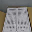 SNSLXH 5 Pack Stackable Closet Storage Basket, Multifunctional & Foldable Closet Organizer for Bathroom Kitchen Laundry Room Wardrobe Storage, Space-Saving Clothes Storage Drawer Organizer, White