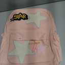 MININAI 2025 Preppy Backpack Trendy Y2K Stars Backpack Cute Aesthetic College Laptop Backpack Casual Daypack Y2k Accessories (Pink, One Size)