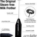 Aerolatte Essentials Steam-Free Milk Frother, Black