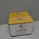 Candle Charisma 100 Yellow Spell Candles - 4" Unscented Paraffin Chime Candles, Smokeless & Dripless, Colored Candles, Long Burn Time 1/2 Inch Taper Candles for Rituals, Witchcraft and Parties (2 Packs of 50 Count)