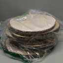 Set of (10) 11-12 Inches Large Wood Slices, Wood Centerpieces for Tables, Wood Slices for Centerpieces, Unfinished Wood Rounds for Wedding, Baby Shower, Party, Natural Paulownia Wooden Slabs