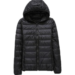 Women Lightweight Down Jacket Autumn Winter Warm Coat Portable Outwear 3 XL
