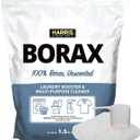 Harris Borax Powder Hard Water Laundry Booster and Powerful Multi-Purpose Cleaner, 1.5lb (Unscented) (24 Ounce (Pack of 1))