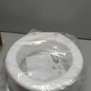 Carex Elongated Hinged Toilet Seat Riser, Adds 3.5 Inches of Height to Toilet, 300 Pound Weight Capacity, Raised Toilet Seat