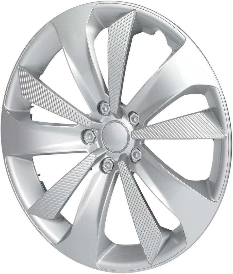 Hubcap Wheel Hub Cover for Subaru Impreza 2017 2018 2019 2020 2021 2022 2023 Replacement Snap-On Wheel Hub Electrophoretic Multi-Layer Coating Scratch Weather Impact Resistant 16 inch Rim Wheel Cover