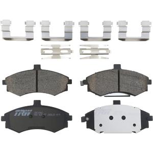 TRW Pro TRC0941 Disc Brake Pad Set For Hyundai Elantra 2002-2006, Front