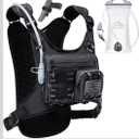 Zelvot Running Vest with 2L Water Bladder, Hydration Backpack, USA Original Patent, Lightweight Hydration Pack with Gear Holder, Reflective Chest Pack for Men Women for Marathon