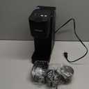 Single Serve Coffee Maker for K Cup, Ground and Tea Leaves, Hot and Iced Coffee Machines with Bold Setting, 6 to 16 Oz Brew Sizes, Compact for Small Spaces, Black (2.0 Version)