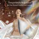 100% Pure Mulberry Silk Pillowcase for Hair and Skin - 22 Momme 6A Zippered Silk Pillow Case-King 20"x36" Gifts for Women(Pack of Silk Pillowcases and Eye Mask Set) (Silver Grey)