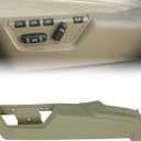 Front Left Driver Side Seat Switch Panel Trim Cover Bezel (Sand Beige) for Volvo XC90 XC70 V70 S80 S60 39802011 39802012 39802015 39802020