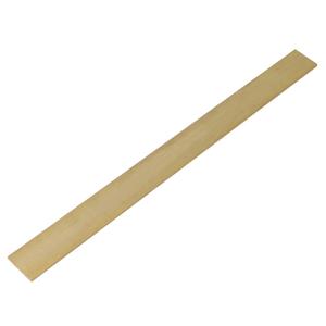 VERNUOS 1/8" x 1" C360 Brass Flat Bar 12" Long Solid .125" Mill Stock