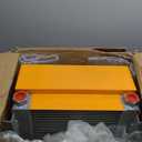 AH1490T-CA DC24V 250L/min Fan Hydraulic Oil Cooler 120W Hydraulic Air Cooler Air Cooled Oil Radiator Replace# AH1490T