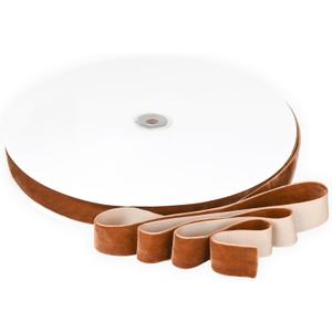 Brown Velvet Ribbon 1'' 50 Yards Velvet Fabric Vintage Ribbon for Christmas Tree, Gift Wrapping, Flower Bouquet, Wreath Decorations, Bow Making (Brown, 1"-50 Yard)