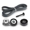 90K-38163 Complete Serpentine Belt Drive Component Kit Compatible with Jeep Grand Cherokee 1999-2004 Compatible with Wrangler 2000-2006