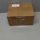 2 Pcs Clear Cylindrical Glass Lamp Shade Replacement, 3-1/4-inch Fitter Opening, 3.7 in W x 4.8 in H Porch Jelly Jar Light Fixture for Outdoor Patio Exterior Wall Front Door