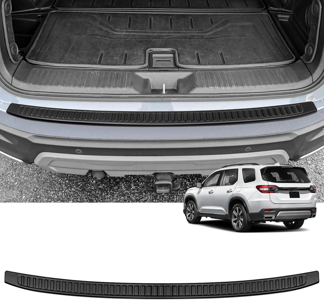 Rear Bumper Protector for Honda 2023-2025 2026 Pilot Car Accessories ABS Plastic Material Matte Black Resistant Trunk Door Entry Guards